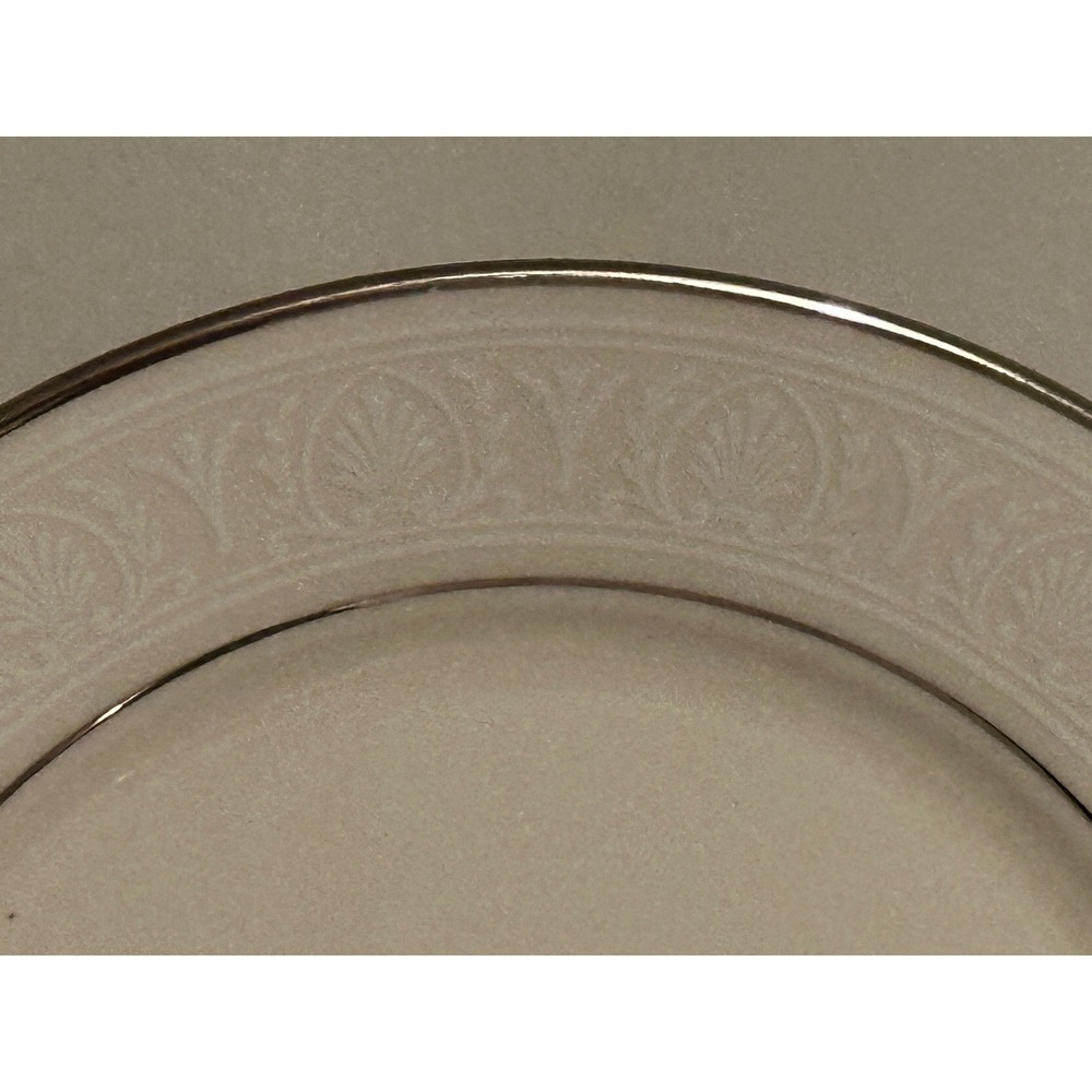 Lenox Courtyard Platinum 6.5" Bread Butter Plates American Home Fine China 6 set - Picture 2 of 5